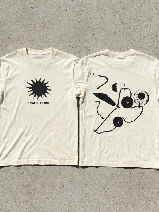 Gildan Other - Loathe A Stranger To You North America Tour Cream T-Shirt S-4XL